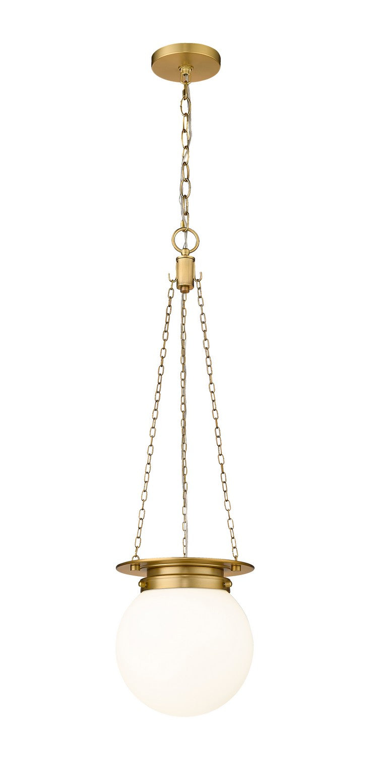 Z-Lite Canada - One Light Pendant - Calhoun - Heritage Brass- Union Lighting Luminaires Decor
