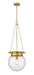 Z-Lite Canada - One Light Pendant - Calhoun - Heritage Brass- Union Lighting Luminaires Decor