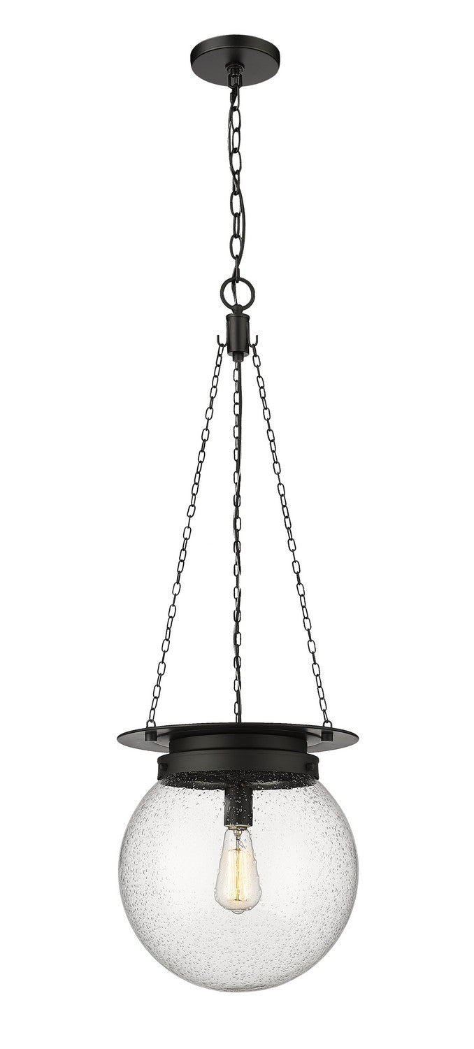 Z-Lite Canada - One Light Pendant - Calhoun - Matte black- Union Lighting Luminaires Decor