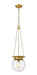 Z-Lite Canada - One Light Pendant - Calhoun - Heritage Brass- Union Lighting Luminaires Decor