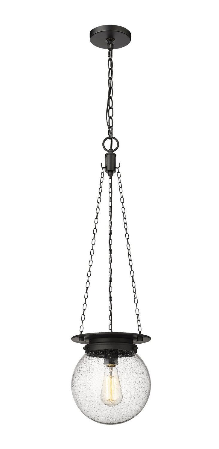 Z-Lite Canada - One Light Pendant - Calhoun - Matte black- Union Lighting Luminaires Decor