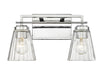 Z-Lite Canada - Two Light Vanity - Lyna - Chrome- Union Lighting Luminaires Decor