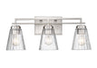 Z-Lite Canada - Three Light Vanity - Lyna - Brushed Nickel- Union Lighting Luminaires Decor