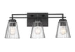Z-Lite Canada - Three Light Vanity - Lyna - Matte Black- Union Lighting Luminaires Decor
