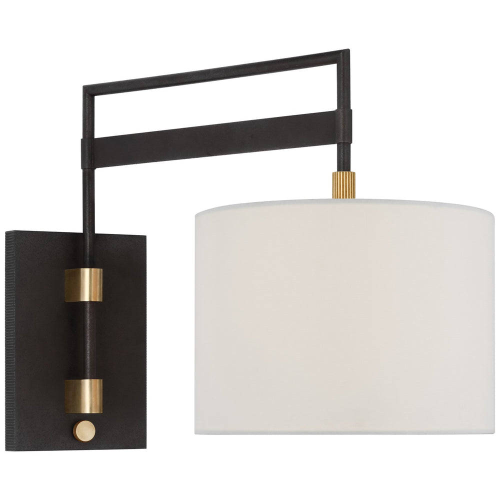 Visual Comfort Signature Canada - LED Wall Sconce - Gael - Warm Iron and Antique Brass- Union Lighting Luminaires Decor