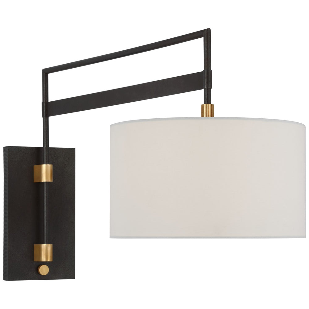 Visual Comfort Signature Canada - LED Wall Sconce - Gael - Warm Iron and Antique Brass- Union Lighting Luminaires Decor