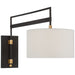 Visual Comfort Signature Canada - LED Wall Sconce - Gael - Warm Iron and Antique Brass- Union Lighting Luminaires Decor
