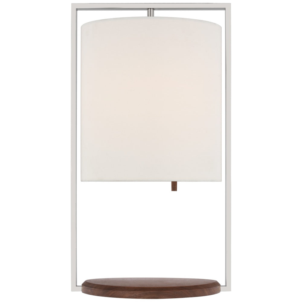 Visual Comfort Signature Canada - LED Table Lamp - Zenz - Polished Nickel and Walnut- Union Lighting Luminaires Decor