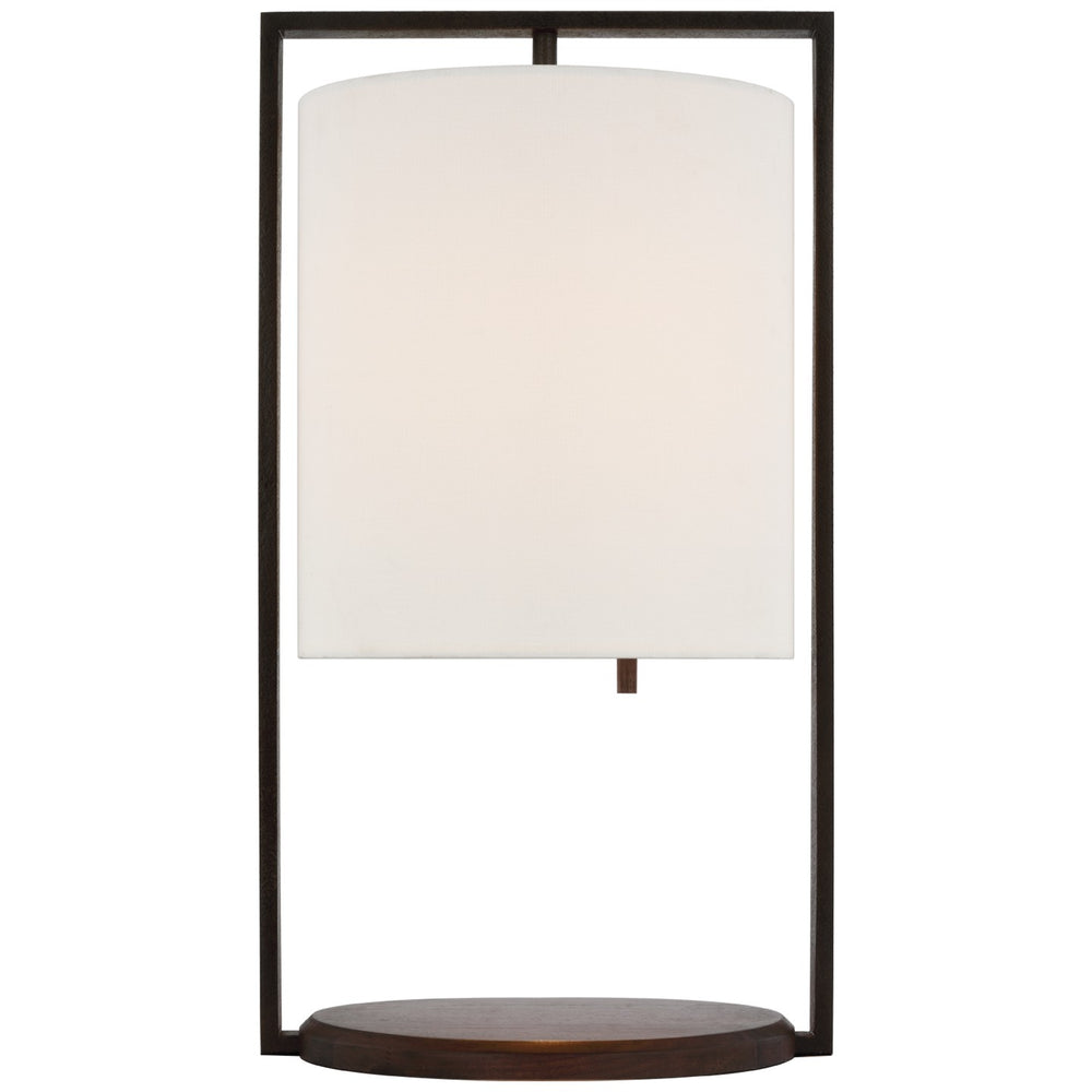 Visual Comfort Signature Canada - LED Table Lamp - Zenz - Warm Iron and Dark Walnut- Union Lighting Luminaires Decor