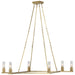 Visual Comfort Signature Canada - LED Chandelier - Beza - Antique Brass- Union Lighting Luminaires Decor