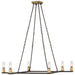 Visual Comfort Signature Canada - LED Chandelier - Beza - Warm Iron and Antique Brass- Union Lighting Luminaires Decor