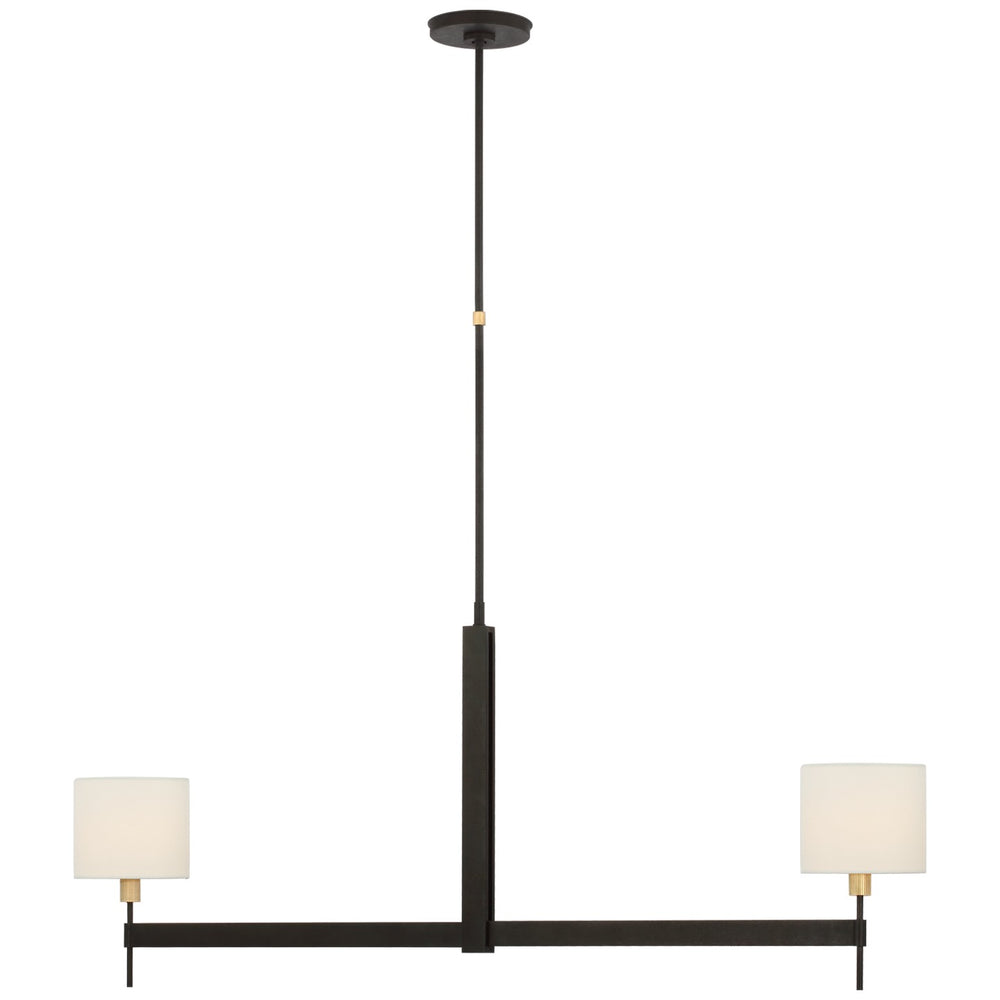 Visual Comfort Signature Canada - LED Chandelier - Brontes - Warm Iron and Antique Brass- Union Lighting Luminaires Decor