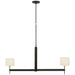 Visual Comfort Signature Canada - LED Chandelier - Brontes - Warm Iron and Antique Brass- Union Lighting Luminaires Decor