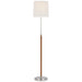 Visual Comfort Signature Canada - LED Floor Lamp - Bryant Wrapped - Polished Nickel and Natural Leather- Union Lighting Luminaires Decor