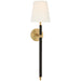 Visual Comfort Signature Canada - LED Wall Sconce - Bryant Wrapped - Hand-Rubbed Antique Brass and Chocolate Leather- Union Lighting Luminaires Decor