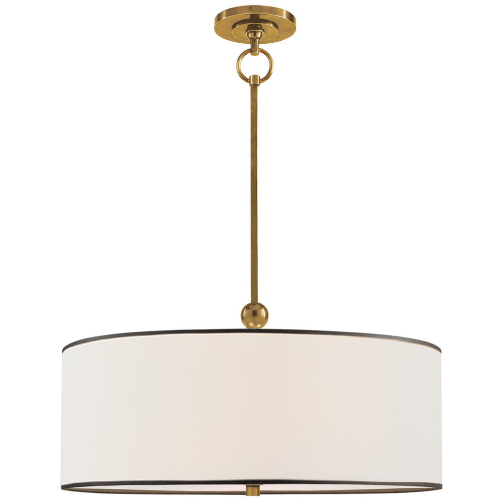 Visual Comfort Signature Canada - Two Light Pendant - Reed - Hand-Rubbed Antique Brass- Union Lighting Luminaires Decor