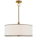 Visual Comfort Signature Canada - Two Light Pendant - Reed - Hand-Rubbed Antique Brass- Union Lighting Luminaires Decor