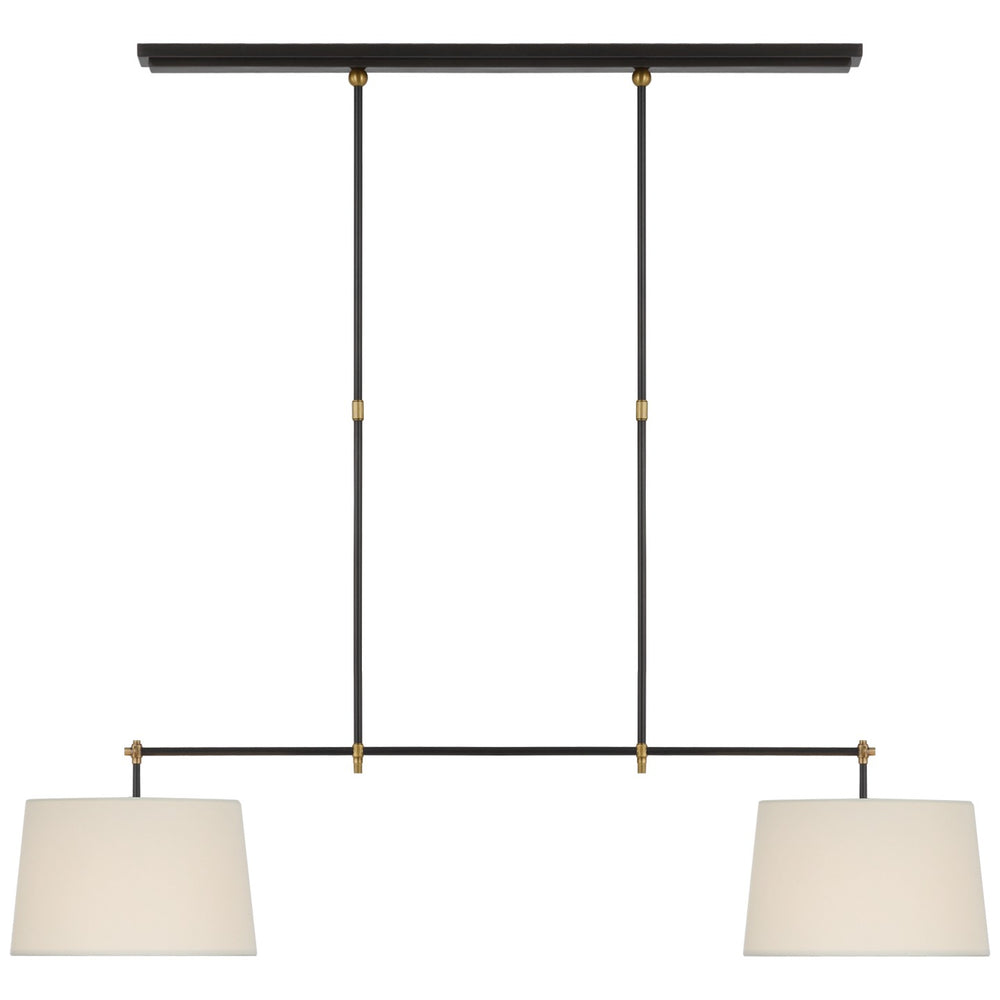 Visual Comfort Signature Canada - LED Billiard - Bryant - Bronze and Hand-Rubbed Antique Brass- Union Lighting Luminaires Decor