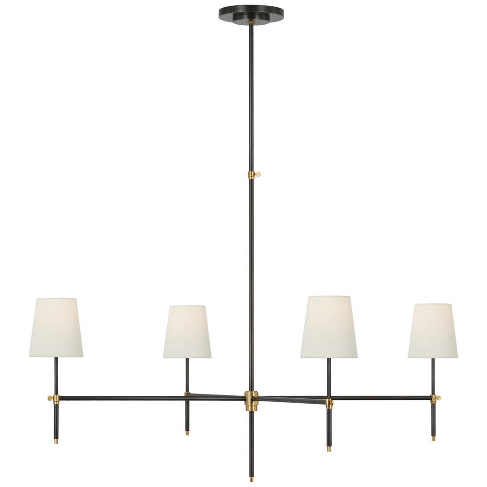 Visual Comfort Signature Canada - LED Chandelier - Bryant - Bronze and Hand-Rubbed Antique Brass- Union Lighting Luminaires Decor