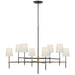 Visual Comfort Signature Canada - LED Chandelier - Bryant - Bronze and Hand-Rubbed Antique Brass- Union Lighting Luminaires Decor