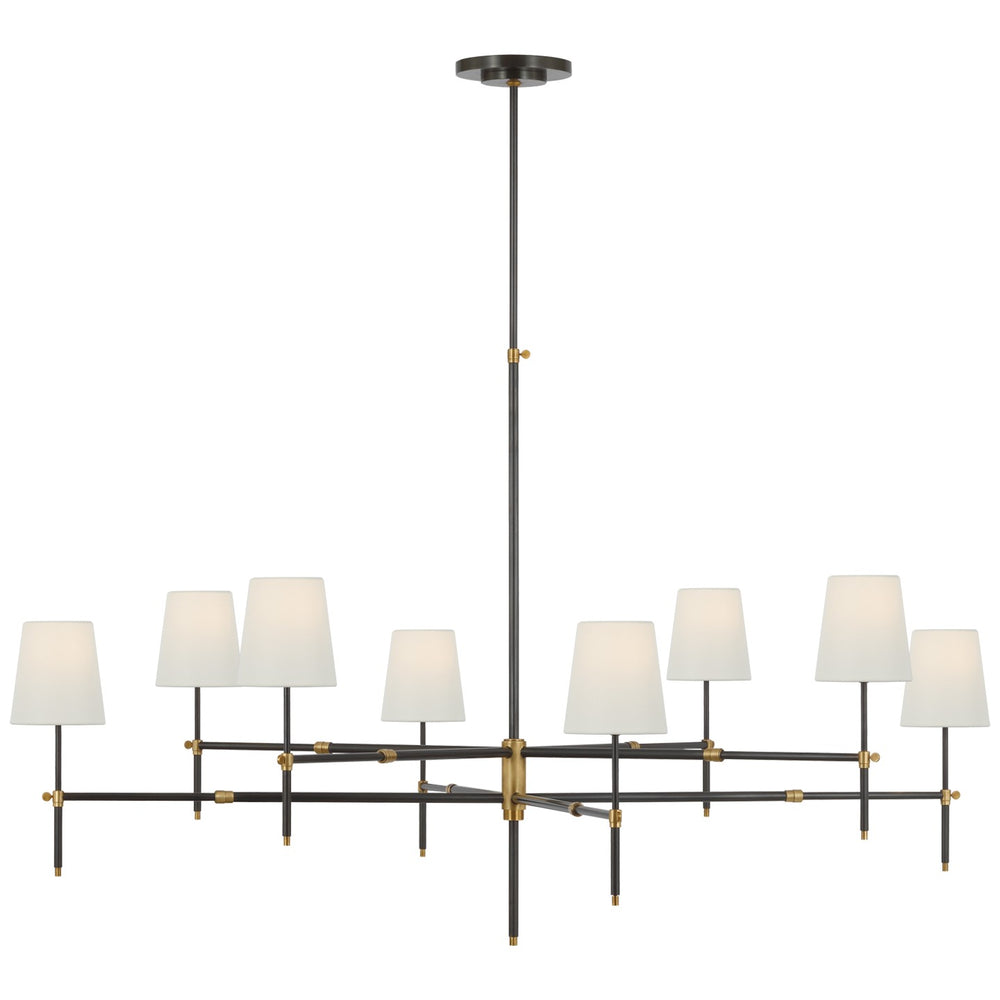 Visual Comfort Signature Canada - LED Chandelier - Bryant - Bronze and Hand-Rubbed Antique Brass- Union Lighting Luminaires Decor