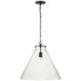 Visual Comfort Signature Canada - LED Pendant - Katie Conical - Bronze- Union Lighting Luminaires Decor