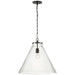 Visual Comfort Signature Canada - LED Pendant - Katie Conical - Bronze- Union Lighting Luminaires Decor