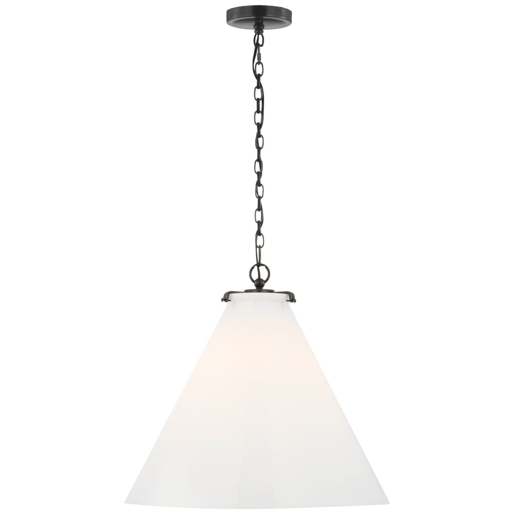 Visual Comfort Signature Canada - LED Pendant - Katie Conical - Bronze- Union Lighting Luminaires Decor