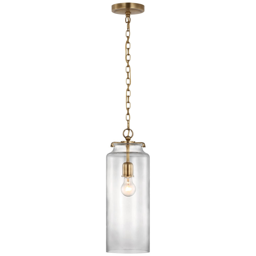 Visual Comfort Signature Canada - LED Pendant - Katie Cylider - Hand-Rubbed Antique Brass- Union Lighting Luminaires Decor