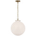 Visual Comfort Signature Canada - LED Pendant - Katie Globe - Hand-Rubbed Antique Brass- Union Lighting Luminaires Decor
