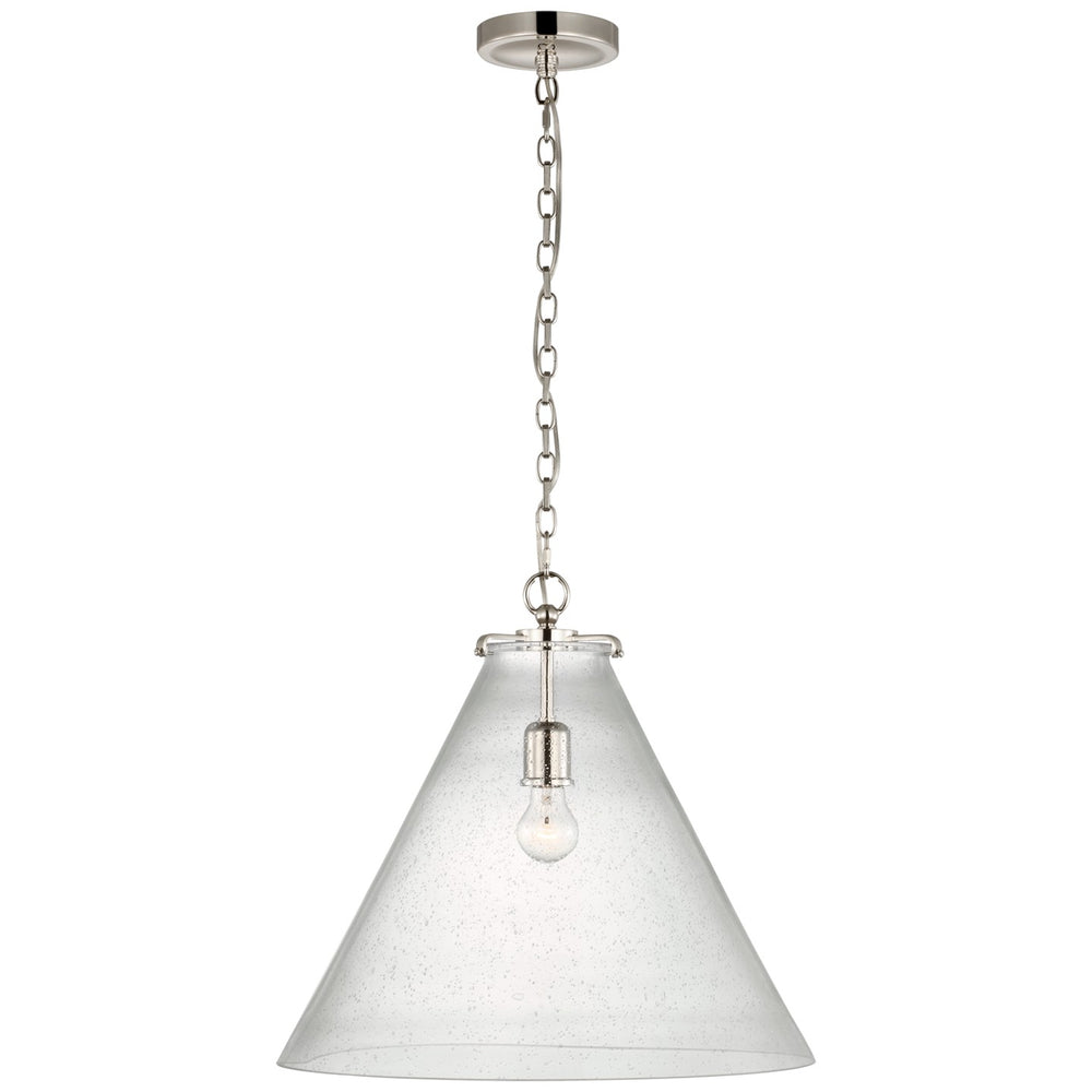 Visual Comfort Signature Canada - LED Pendant - Katie Conical - Polished Nickel- Union Lighting Luminaires Decor