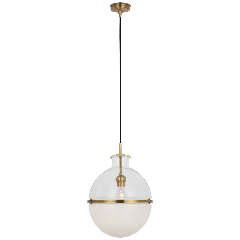 Visual Comfort Signature Canada - LED Pendant - Maxey - Hand-Rubbed Antique Brass- Union Lighting Luminaires Decor