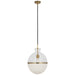 Visual Comfort Signature Canada - LED Pendant - Maxey - Hand-Rubbed Antique Brass- Union Lighting Luminaires Decor