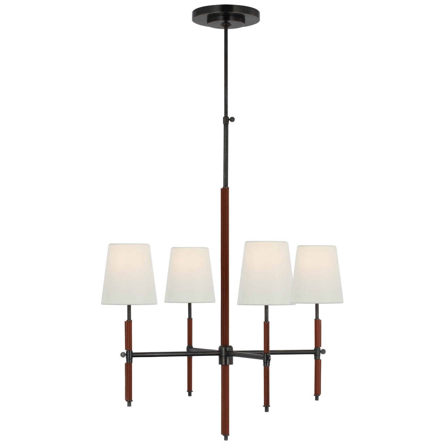 Visual Comfort Signature Bryant Four Light Chandelier in Hand