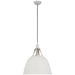 Visual Comfort Signature Canada - LED Pendant - Gunner - White and Polished Aluminum- Union Lighting Luminaires Decor