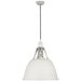 Visual Comfort Signature Canada - LED Pendant - Gunner - White and Polished Aluminum- Union Lighting Luminaires Decor
