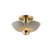 Maxim - LED Flush Mount - Poppy - Silver Gold / Satin Brass- Union Lighting Luminaires Decor
