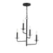 Maxim - Four Light Chandelier - Madeira - Anthracite- Union Lighting Luminaires Decor