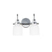 Maxim - Two Light Bath Vanity - Milk - Polished Chrome- Union Lighting Luminaires Decor