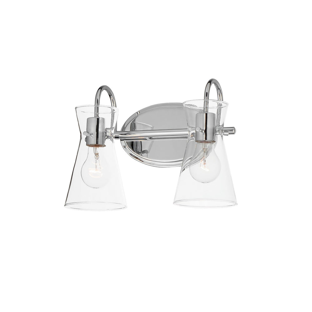 Maxim - Two Light Bath Vanity - Ava - Polished Chrome- Union Lighting Luminaires Decor