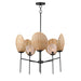 Maxim - Five Light Chandelier - Maldives - Black- Union Lighting Luminaires Decor