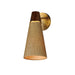 Maxim - One Light Wall Sconce - Sumatra - Natural Aged Brass- Union Lighting Luminaires Decor