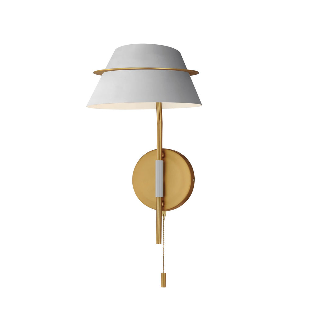 Maxim - One Light Wall Sconce - Lucas - Natural Aged Brass- Union Lighting Luminaires Decor