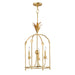 Maxim - Three Light Foyer Pendant - Paloma - Gold Leaf- Union Lighting Luminaires Decor
