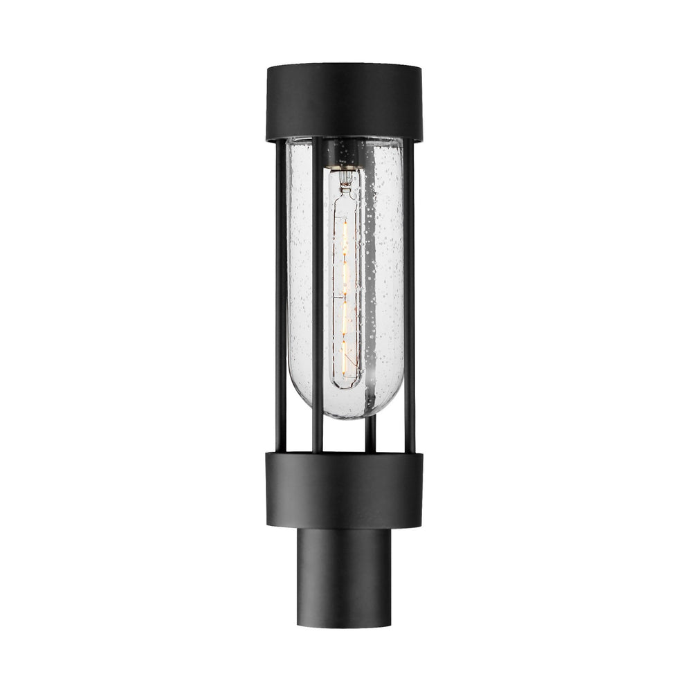 Maxim - One Light Outdoor Post/Pier Mount - Millennial - Black- Union Lighting Luminaires Decor