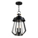 Maxim - Two Light Outdoor Pendant - Mariner - Black / Antique Brass- Union Lighting Luminaires Decor