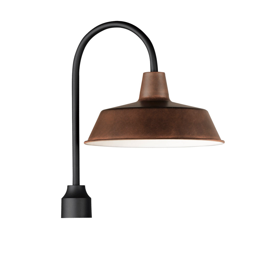 Maxim - One Light Post Lantern - Pier M - Empire Bronze / Black- Union Lighting Luminaires Decor