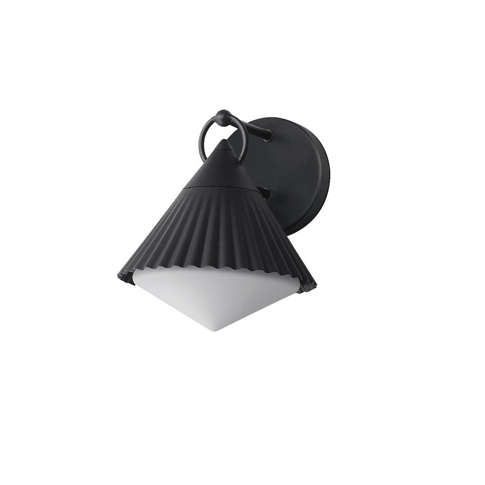Maxim - One Light Wall Sconce - Odette - Black- Union Lighting Luminaires Decor
