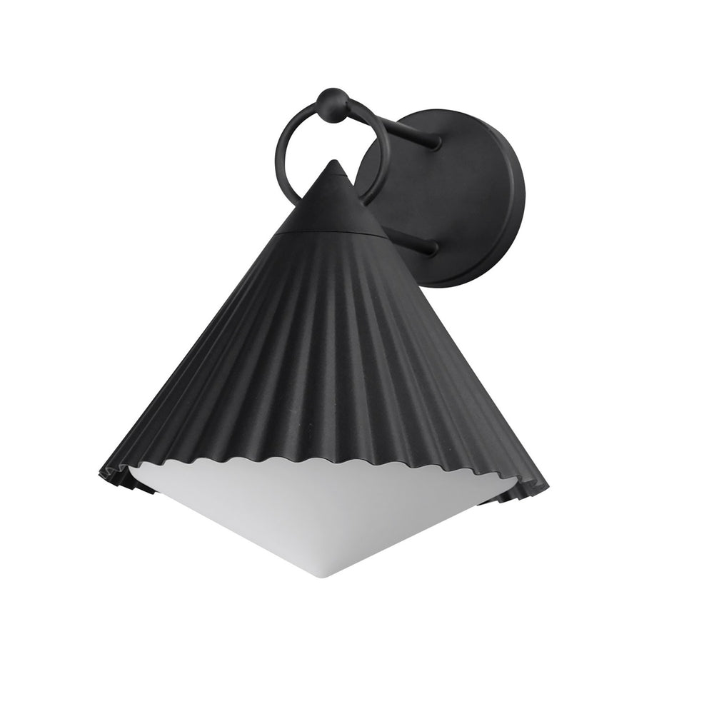 Maxim - One Light Wall Sconce - Odette - Black- Union Lighting Luminaires Decor