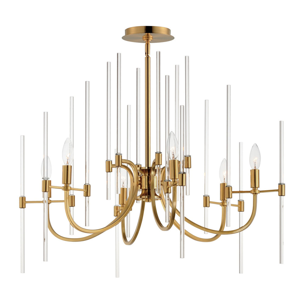 Maxim - Six Light Chandelier - Divine - Heritage- Union Lighting Luminaires Decor
